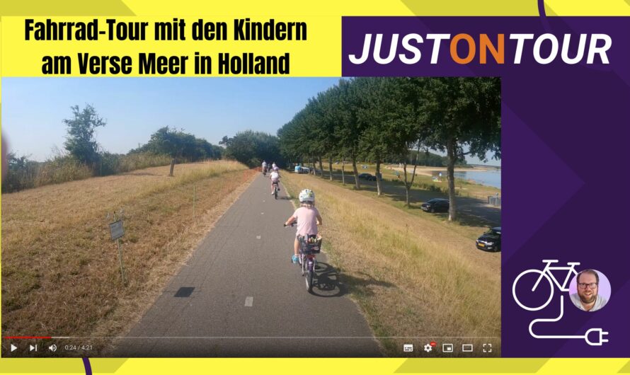 Bike Tour mit den Kindern am Verse Meer in Holland – tolle Landschaft / 20 km